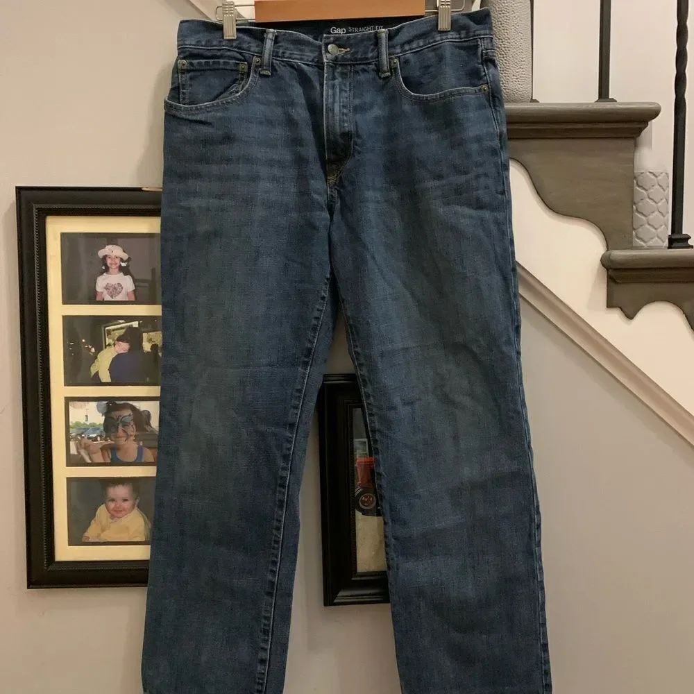 GAP Mens Straight Fit Jeans sz 34/30 EUC